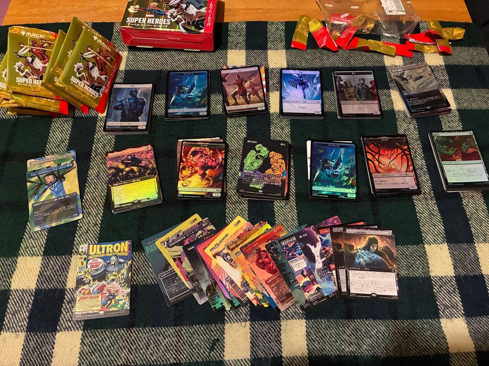 MTGマーベル スーパー・ヒーローズ コレクター・ブースター開封（個人撮影）